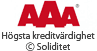 AAA Högsta kreditvärdighet © Soliditet