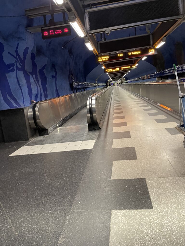 Måleriprojekt i Stockholm av Blå Linjen